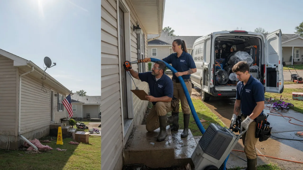 Ceiling Water Damage Restoration in Fairbury, NE near me